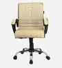 Maxson Leatherette MB Executive Chair In Cream Colour