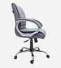 Maxson Leatherette MB Executive Chair In Light Grey Colour