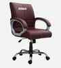 Maxson Leatherette MB Executive Chair In Maroon Colour