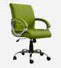 Maxson Leatherette MB Executive Chair In Parrot Green Colour