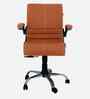 Maxson Leatherette MB Executive Chair In Tan Colour