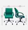 Maxson Leatherette MB Executive Chair In Teal Colour