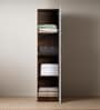 Maya 1 Door Wardrobe in Teak & White Finish