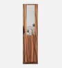 Maya 1 Door Wardrobe In Vintage Sheesham Finish With Mirror