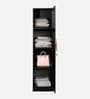 Maya 1 Door Wardrobe In Wenge Finish Maya 1 Door Wardrobe In Wenge Finish