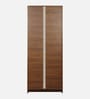 Maya 2 Door Wardrobe In Teak & White Finish
