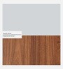 Maya 2 Door Wardrobe In Teak & White Finish