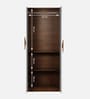 Maya 2 Door Wardrobe In Teak & White Finish