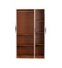 Maya 3 Door Wardrobe In Teak & White Finish Maya 3 Door Wardrobe In Teak & White Finish