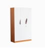 Maya 3 Door Wardrobe In Teak & White Finish Maya 3 Door Wardrobe In Teak & White Finish