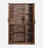 Maya 3 Door Wardrobe In Vintage Sheesham Finish