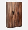Maya 3 Door Wardrobe In Vintage Sheesham Finish