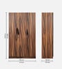 Maya 3 Door Wardrobe In Vintage Sheesham Finish