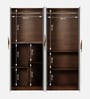 Maya 4 Door Wardrobe In Teak & White Finish