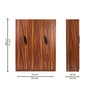Maya 4 Door Wardrobe In Vintage Sheesham Finish