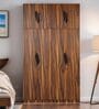 Maya 4 Door Wardrobe In Vintage Sheesham Finish With Loft