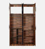 Maya 4 Door Wardrobe In Vintage Sheesham Finish With Loft