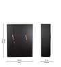 Maya 4 Door Wardrobe In Wenge Finish