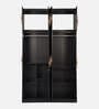 Maya 4 Door Wardrobe In Wenge Finish With Loft