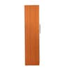 Maya 4 Door Wardrobe With Locker In Teak And White Finish With Mirror & Drawer