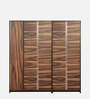 Maya 5 Door Wardrobe In Vintage Sheesham Finish With Mirror