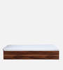 Maya Single Bed With Box Storage In Vintage Sheesham Colour