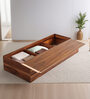 Maya Single Bed With Box Storage In Vintage Sheesham Colour