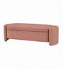 Mayfair Storage Bench In Misty Rose Color