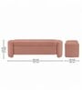 Mayfair Storage Bench In Misty Rose Color