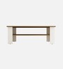 Mayo Coffee Table in Lyon Teak & White Finish