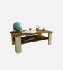 Mayo Coffee Table in Lyon Teak & White Finish