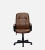 Mayor Leatherette  Executive  Office Chair in Brown Colour