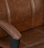 Mayor Leatherette  Executive  Office Chair in Brown Colour