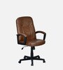 Mayor Leatherette  Executive  Office Chair in Brown Colour