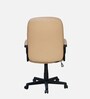 Mayor Leatherette Ergonomic Office Chair in Cream Colour