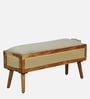 Mayotte Acacia Wood Bench In Natural Finish