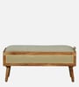 Mayotte Acacia Wood Bench In Natural Finish