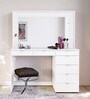 Mayumi Dressing Table In White Finish