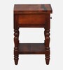 Mayur Sheesham Wood Bedside Table In Honey Oak Finish With Drawer Mayur Sheesham Wood Bedside Table In Honey Oak Finish With Drawer