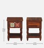 Mayur Sheesham Wood Bedside Table In Honey Oak Finish With Drawer Mayur Sheesham Wood Bedside Table In Honey Oak Finish With Drawer