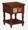 Mayur Sheesham Wood Bedside Table In Honey Oak Finish With Drawer Mayur Sheesham Wood Bedside Table In Honey Oak Finish With Drawer
