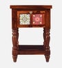 Mayur Sheesham Wood Bedside Table In Honey Oak Finish With Drawer Mayur Sheesham Wood Bedside Table In Honey Oak Finish With Drawer