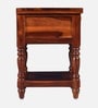 Mayur Sheesham Wood Bedside Table In Honey Oak Finish With Drawer Mayur Sheesham Wood Bedside Table In Honey Oak Finish With Drawer
