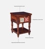 Mayur Sheesham Wood Bedside Table In Honey Oak Finish With Drawer Mayur Sheesham Wood Bedside Table In Honey Oak Finish With Drawer