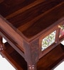 Mayur Sheesham Wood Bedside Table In Honey Oak Finish With Drawer Mayur Sheesham Wood Bedside Table In Honey Oak Finish With Drawer