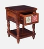 Mayur Sheesham Wood Bedside Table In Honey Oak Finish With Drawer Mayur Sheesham Wood Bedside Table In Honey Oak Finish With Drawer