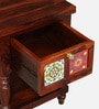 Mayur Sheesham Wood Bedside Table In Honey Oak Finish With Drawer Mayur Sheesham Wood Bedside Table In Honey Oak Finish With Drawer