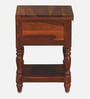 Mayur Sheesham Wood Bedside Table In Honey Oak Finish With Drawer Mayur Sheesham Wood Bedside Table In Honey Oak Finish With Drawer