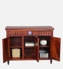 Mayur Sheesham Wood Cabinet In Honey Oak Finish