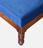 Mayur Sheesham Wood Nesting Coffee Table Set in Honey Oak Finish With Cushioned Stools